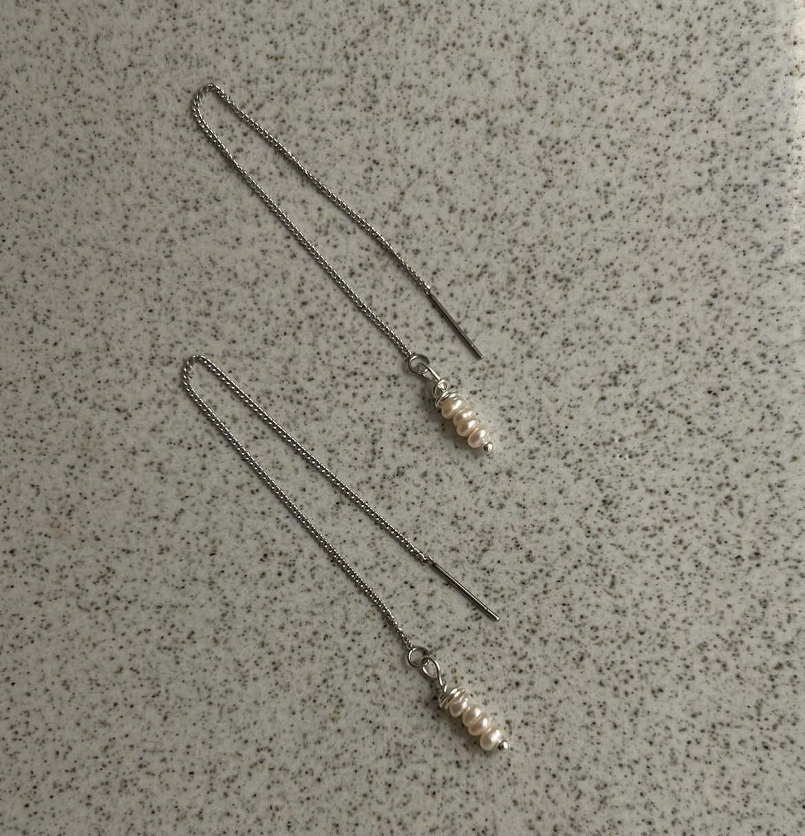 SILK earrings silver