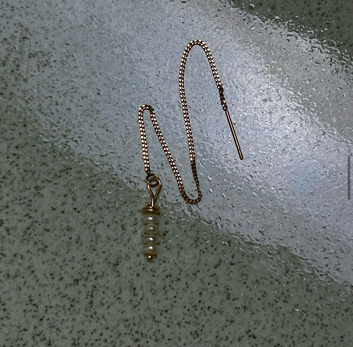SILK earrings gold