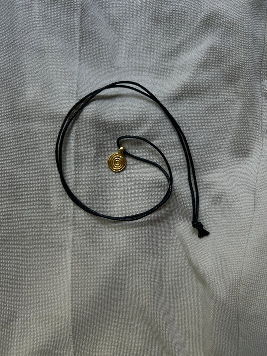 SWIRL cord necklace