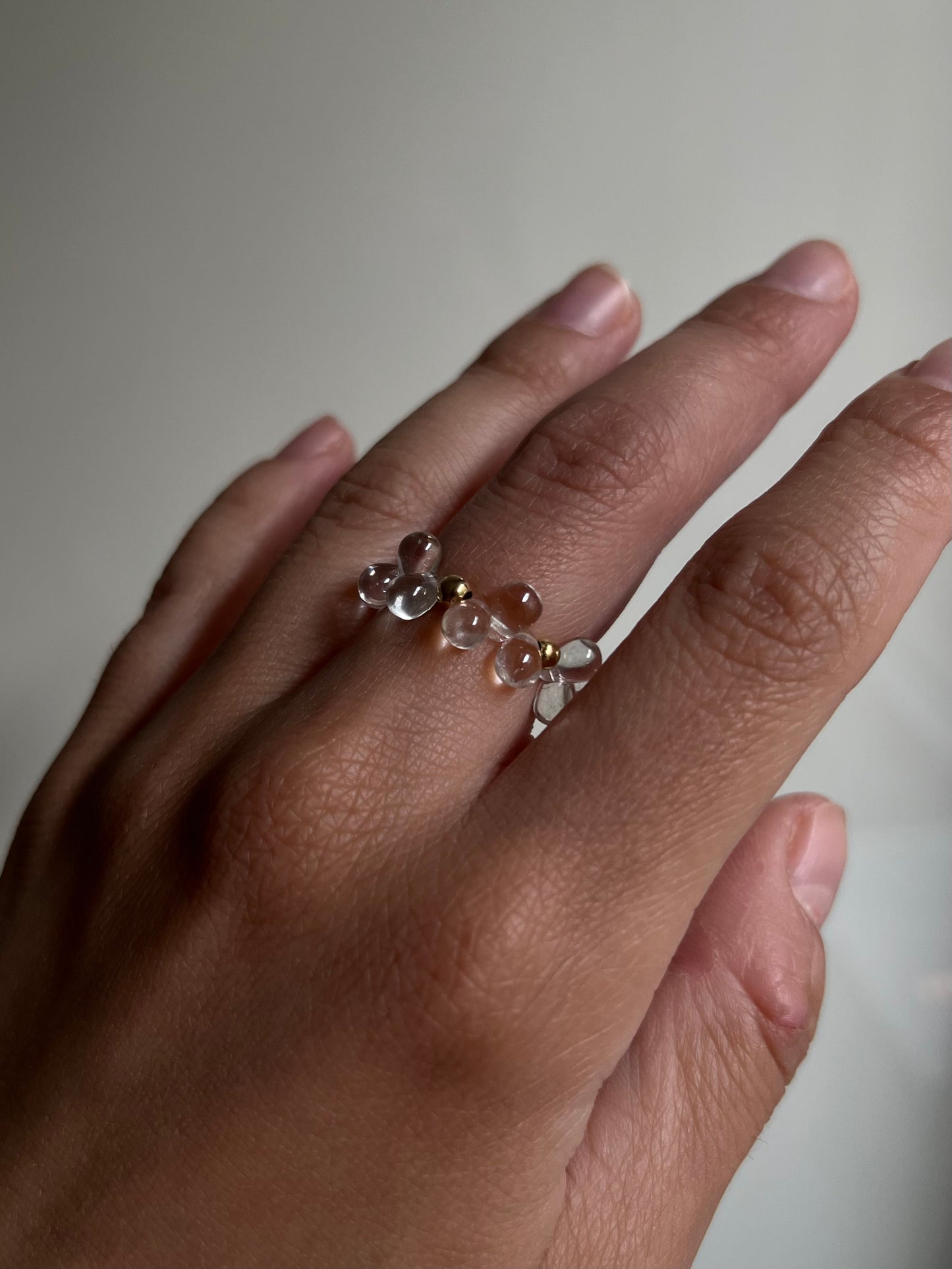 CHRYSTAL DROP ring